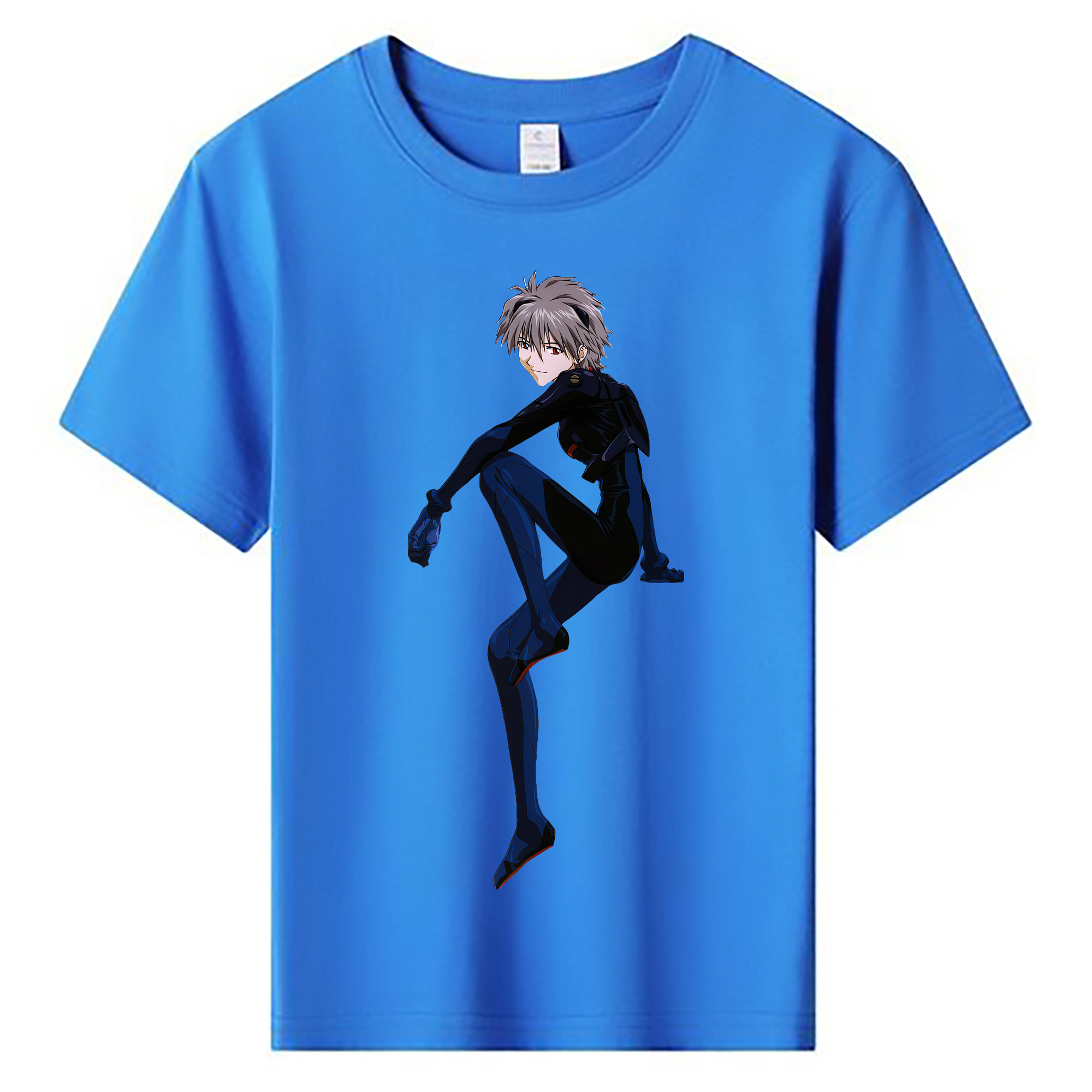 （画像用） EVA 新世紀エヴァンゲリオン 綿100％キッズTシャツ（フロントプリント）